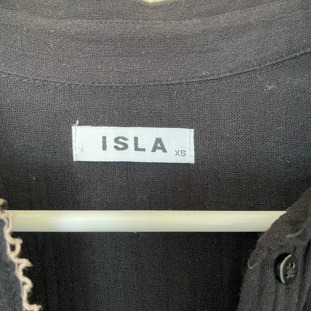 ISLA Black Embroidered Dress - Picture 4 of 15